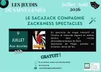 Le SACAZACK Compagnie Zack&Ness Spectacles &copy; Municipalit&eacute;
