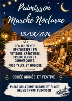 AFFICHE &copy; march&eacute; nocturne