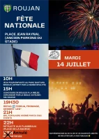 AFFICHE_14/07 - 1 &copy; Mairie de roujan 