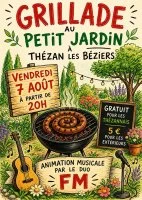 Affiche-repas-petit-jardin &copy; Mairie de Th&eacute;zan les beziers 