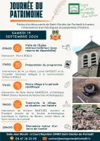 Journ&eacute;e du patrimoine 2026 &copy; Municipalit&eacute;