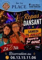 Affiche soir&eacute;e dansante &copy; Sur la place 