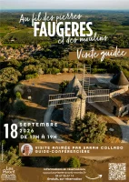 Affiche Faug&egrave;res au fil des pierres et des moulins 18 sept - 1 &copy; OT Avant-Monts