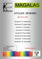 atelier m&eacute;moire &copy; M&eacute;diath&egrave;que Kalliop&eacute; Magalas