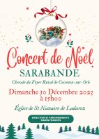 Concert de Noël St Nazaire de Ladarez © Mairie de St Nazaire de Ladarez