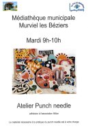 Punch Needle © Médiathèque de Murviel-les-Béziers