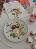 ATELIER PEINTURE SUR PORCELAINE &copy; SOPHIE GREGOIRE